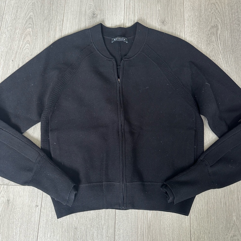 Athleta Black Knit Top